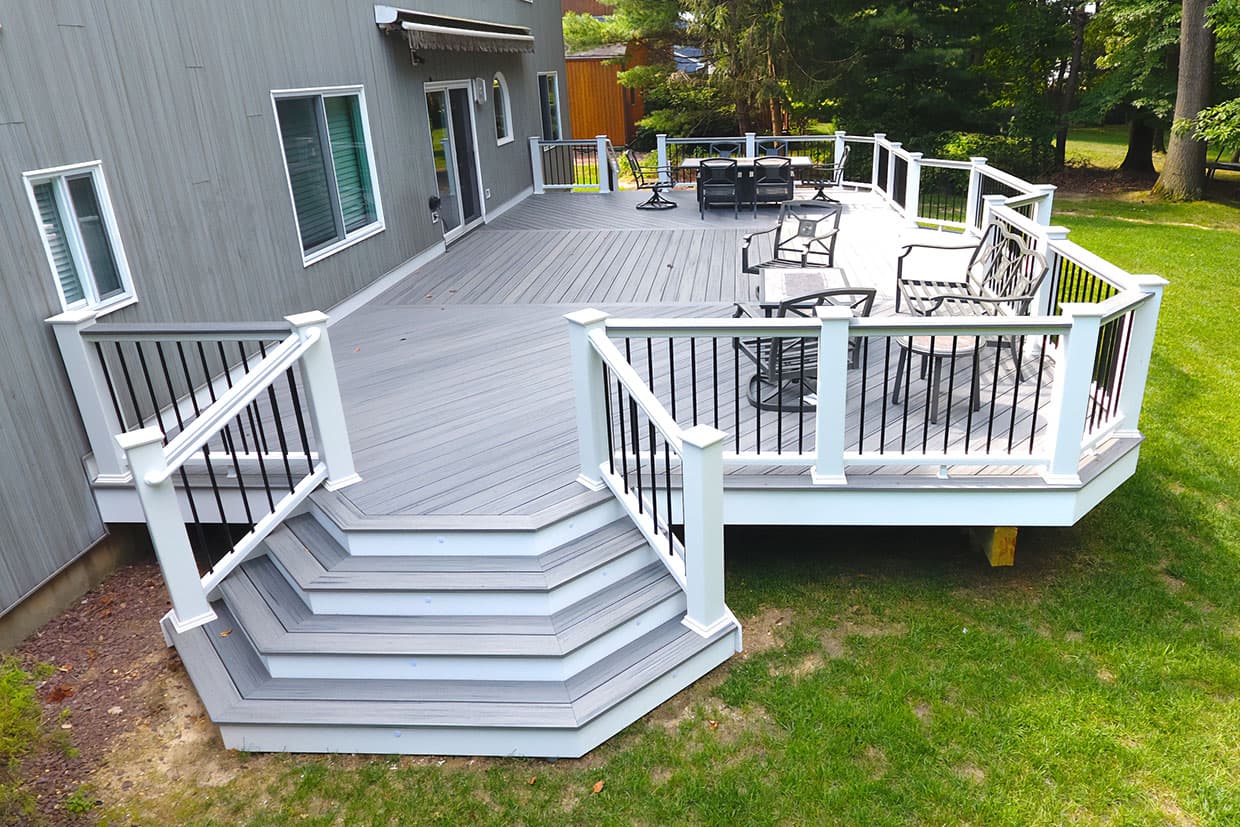 Deck and fence installation